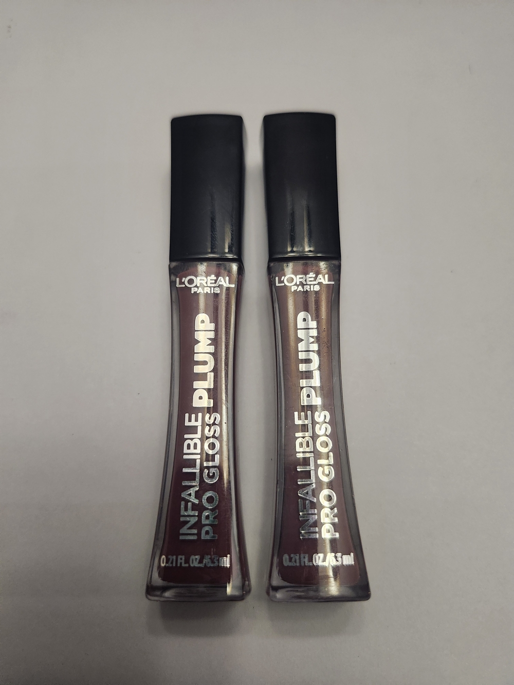 L'Oreal Infallible Pro Gloss Plump Lip Gloss - 608 True Berry New Set Of 2